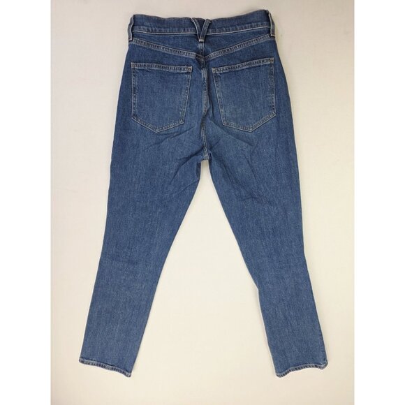 Veronica Beard Size 26X28 Womens Alenah Slim Straight High Rise Blue Denim Jeans - Picture 1 of 12